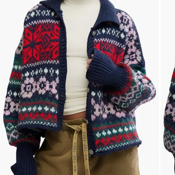 Free People, Snowdrift Cardigan, Large, NWT - Picture 1 of 4